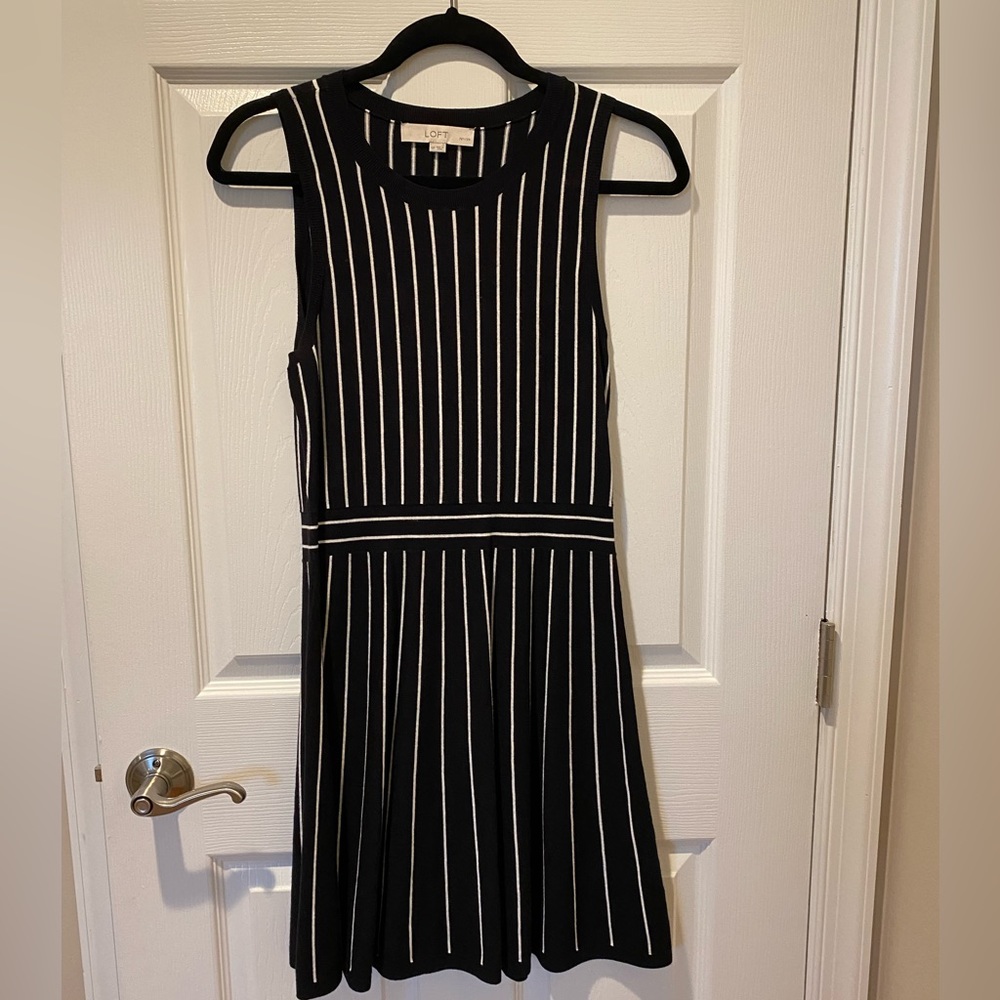 Loft A-line knit dress